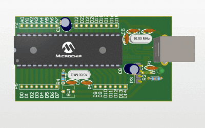 ساخت آردوینو ساده با ATmega32